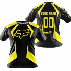 Custom name BraapGirls LIMITED EDITION – CUSTOM NAME FOX RACING – YELLOW Brands for motocross girls and dirt bike riders - Brands view 3
