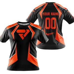 Custom name BraapGirls LIMITED EDITION – CUSTOM NAME FXR RACING – ORANGE Brands for motocross girls and dirt bike riders - Brands view 3