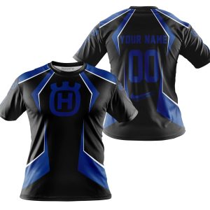 Custom name BraapGirls LIMITED EDITION – CUSTOM NAME HUSQVARNA – BLUE Brands for motocross girls and dirt bike riders - Brands view 3