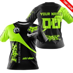 Custom name BraapGirls MAKE LIFE A RIDE JUST SEND IT – SKI DOO – NEON Brands for motocross girls and dirt bike riders - Brands view 2