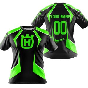 Custom name BraapGirls LIMITED EDITION – CUSTOM NAME HUSQVARNA – GREEN Brands for motocross girls and dirt bike riders - Brands view 3