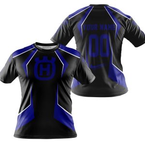 Custom name BraapGirls LIMITED EDITION – CUSTOM NAME HUSQVARNA – NAVY Brands for motocross girls and dirt bike riders - Brands view 3