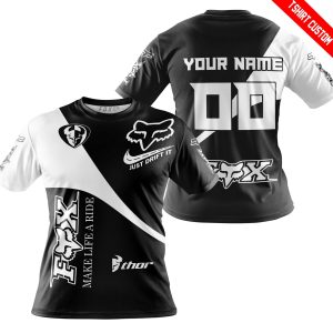 Custom name BraapGirls MAKE LIFE A RIDE JUST SEND IT – THOR V1 Brands for motocross girls and dirt bike riders - Brands view 2