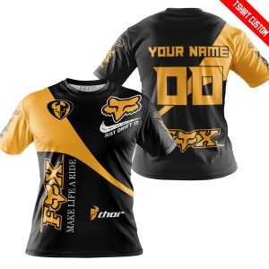 Custom name BraapGirls MAKE LIFE A RIDE JUST SEND IT – THOR V2 Brands for motocross girls and dirt bike riders - Brands view 2