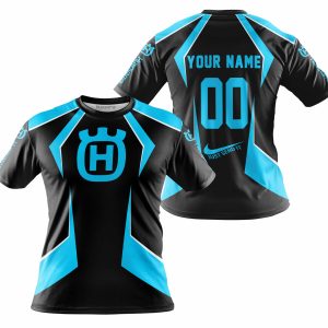 Custom name BraapGirls LIMITED EDITION – CUSTOM NAME HUSQVARNA – SKY BLUE Brands for motocross girls and dirt bike riders - Brands view 3