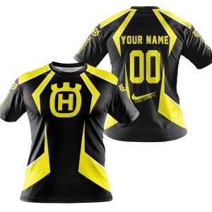 Custom name BraapGirls LIMITED EDITION – CUSTOM NAME HUSQVARNA – YELLOW Brands for motocross girls and dirt bike riders - Brands view 3