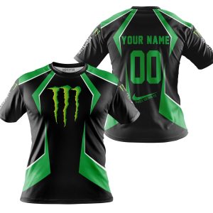 Custom name BraapGirls LIMITED EDITION – CUSTOM NAME MONSTER – GREEN Brands for motocross girls and dirt bike riders - Brands view 3