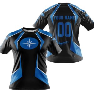 Custom name BraapGirls LIMITED EDITION – CUSTOM NAME POLARIS – BLUE Brands for motocross girls and dirt bike riders - Brands view 3