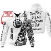 TOO FAST TO LIVE TOO YOUNG TO DIE – LIMITED EDITION – CUSTOM NAME – CAN AM – WHITE