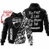 TOO FAST TO LIVE TOO YOUNG TO DIE – LIMITED EDITION – CUSTOM NAME – DUCATI – BLACK