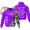 TOO FAST TO LIVE TOO YOUNG TO DIE – LIMITED EDITION – CUSTOM NAME – FOX RACING – PURPLE