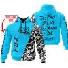 TOO FAST TO LIVE TOO YOUNG TO DIE – LIMITED EDITION – CUSTOM NAME – FOX RACING – SKY BLUE