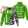 TOO FAST TO LIVE TOO YOUNG TO DIE – LIMITED EDITION – CUSTOM NAME – KAWASAKI – GREEN