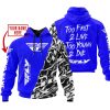 TOO FAST TO LIVE TOO YOUNG TO DIE – LIMITED EDITION – CUSTOM NAME – FLY RACING – BLUE