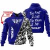 TOO FAST TO LIVE TOO YOUNG TO DIE – LIMITED EDITION – CUSTOM NAME – FLY RACING – NAVY