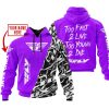 TOO FAST TO LIVE TOO YOUNG TO DIE – LIMITED EDITION – CUSTOM NAME – FLY RACING – PURPLE