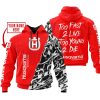 TOO FAST TO LIVE TOO YOUNG TO DIE – LIMITED EDITION – CUSTOM NAME – HUSQVARNA – RED