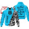 TOO FAST TO LIVE TOO YOUNG TO DIE – LIMITED EDITION – CUSTOM NAME – HUSQVARNA – SKY BLUE