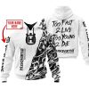 TOO FAST TO LIVE TOO YOUNG TO DIE – LIMITED EDITION – CUSTOM NAME – HUSQVARNA – WHITE