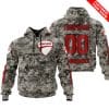 LIMITED EDITION PRODUCTS – US ARMY – DUCATI RACING V1 – CUSTOM NAME