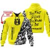 TOO FAST TO LIVE TOO YOUNG TO DIE – LIMITED EDITION – CUSTOM NAME – HUSQVARNA – YELLOW