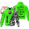 TOO FAST TO LIVE TOO YOUNG TO DIE – LIMITED EDITION – CUSTOM NAME – SEA DOO – GREEN