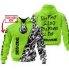 TOO FAST TO LIVE TOO YOUNG TO DIE – LIMITED EDITION – CUSTOM NAME – SEA DOO – GREEN 1
