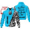 TOO FAST TO LIVE TOO YOUNG TO DIE – LIMITED EDITION – CUSTOM NAME – SEA DOO – SKY BLUE