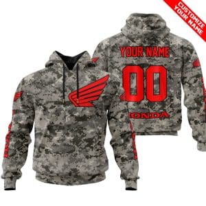 LIMITED EDITION PRODUCTS – US ARMY – HONDA RACING V1 – CUSTOM NAME