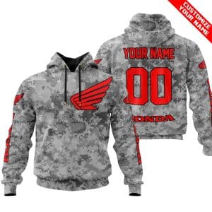 LIMITED EDITION PRODUCTS – US ARMY V1 – HONDA RACING V1 – CUSTOM NAME