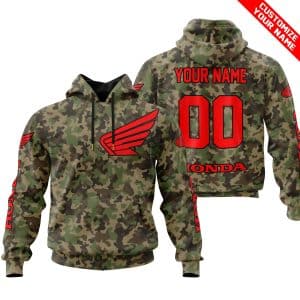 LIMITED EDITION PRODUCTS – US ARMY V3 – HONDA RACING V1 – CUSTOM NAME