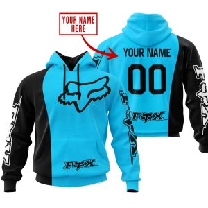 PREMIUM MX – CUSTOM NAME – FOX RACING -SKY BLUE