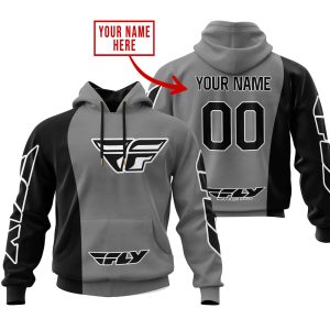 PREMIUM MX – CUSTOM NAME – FLY RACING – GREY