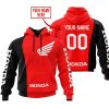 PREMIUM MX – CUSTOM NAME – HONDA – RED