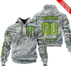 LIMITED EDITION PRODUCTS – US AIR PORCE – MONSTER ENERGY RACING V1 – CUSTOM NAME