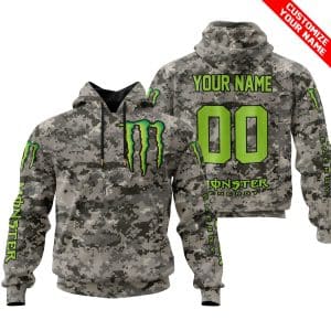 LIMITED EDITION PRODUCTS – US ARMY – MONSTER ENERGY RACING V1 – CUSTOM NAME
