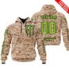 LIMITED EDITION PRODUCTS – US MARINE – MONSTER ENERGY RACING V1 – CUSTOM NAME