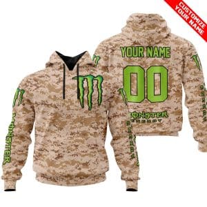 LIMITED EDITION PRODUCTS – US MARINE – MONSTER ENERGY RACING V1 – CUSTOM NAME