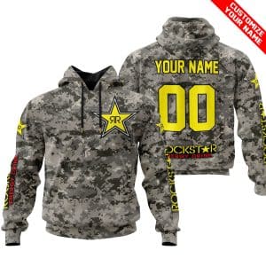 LIMITED EDITION PRODUCTS – US ARMY – ROCKSTAR ENERGY RACING V1 – CUSTOM NAME
