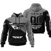 PREMIUM GIFT – CUSTOM NAME – FLY RACING – GREY