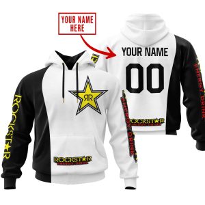 PREMIUM MX – CUSTOM NAME – ROCKSTAR – WHITE