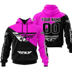 PREMIUM GIFT – CUSTOM NAME – FLY RACING – PINK