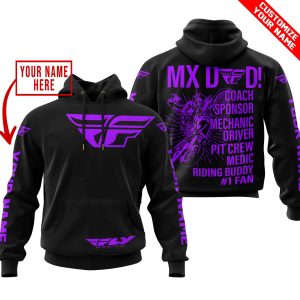 MX DAD – PERSONALISED GIFTS FOR CHILDREN & ADULTS – FLY RACING – PURPLE