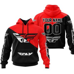 PREMIUM GIFT – CUSTOM NAME – FLY RACING – RED
