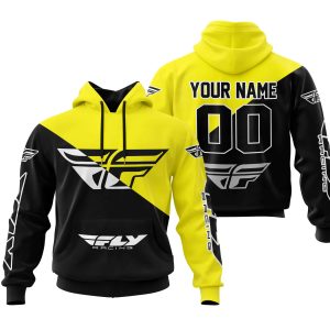 PREMIUM GIFT – CUSTOM NAME – FLY RACING – YELLOW
