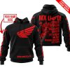 MX DAD – PERSONALISED GIFTS FOR CHILDREN & ADULTS – HONDA -BLACK RED