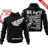 MX DAD – PERSONALISED GIFTS FOR CHILDREN & ADULTS – HONDA – BLACK WHITE