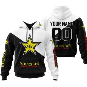 PREMIUM GIFT – CUSTOM NAME – ROCKSTAR ENERGY – WHITE