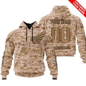 LIMITED EDITION PRODUCTS  – US MARINE – HONDA RACING – CUSTOM NAME