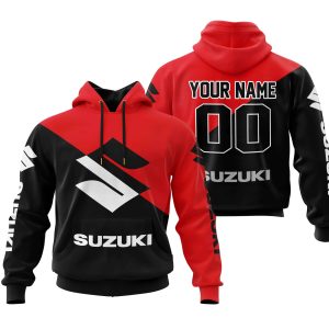 PREMIUM GIFT – CUSTOM NAME – SUZUKI – RED